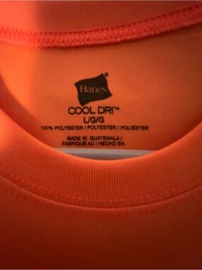 Men’s Hanes Cool Dri Neon Tshirts